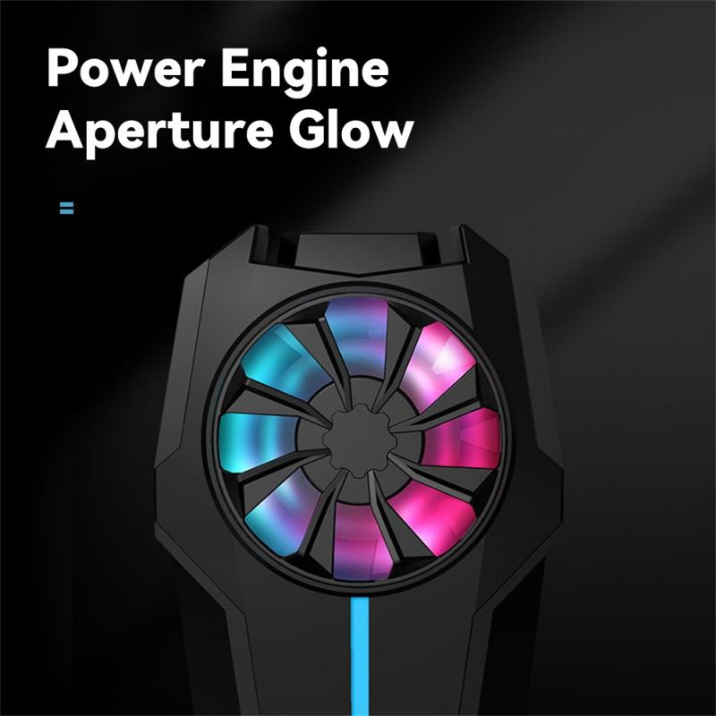 Universal Gamer Air-cooled Mobile Phone Cooler Cooling Fan Radiator Cooler Cell Phone Cooler for IPhone Samsung Xiaomi