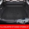 For EXLANTIX ET EXEED STERRA ET 2024 2025 2026 TPE Durable Design Waterproof Luggage Mat Foot Pads Modely Trunk Mats Accessories