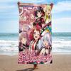 Anime BanG Dream Anime Beach Swimming Towel Soft Absorbent Washcloth Children's Gifts For Kids Travel Camping Gym