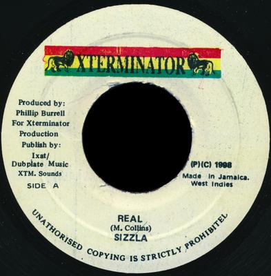 7inch Record SIZZLA - Real NONE Xterminator 1998 Jamaica Reggae, Ska & Dub Used