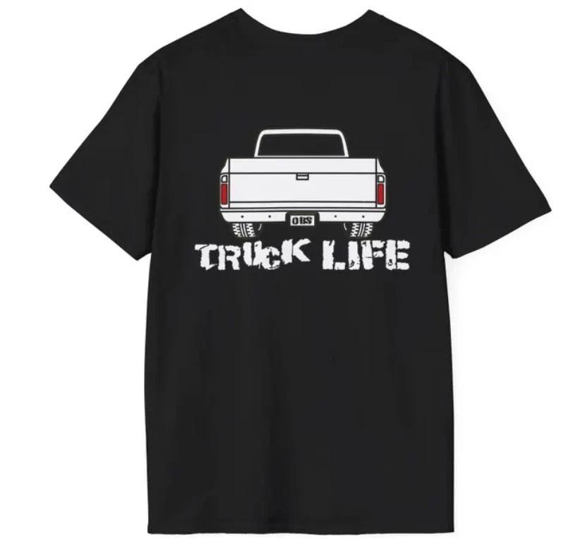 70 s Chevy C10 Truck OBS Truck Life T-Shirt S