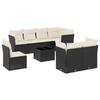 VidaXL Garden Lounge Set with Cushions 9 Pcs, Patio Sofas, Patio Furniture Set, Outdoor Furniture, Black 3249775
