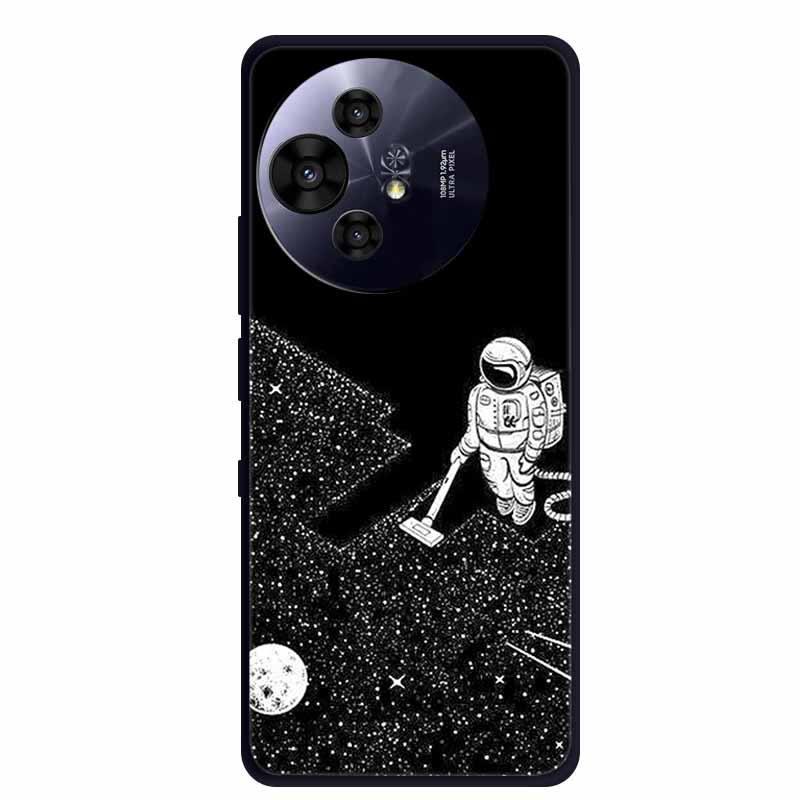For TCL 50 Pro NxtPaper 5G Case Black Silicone Cover for 50 Pro NxtPaper Protective Shell Coque for TCL 50 NxtPaper 5G TPU Cases
