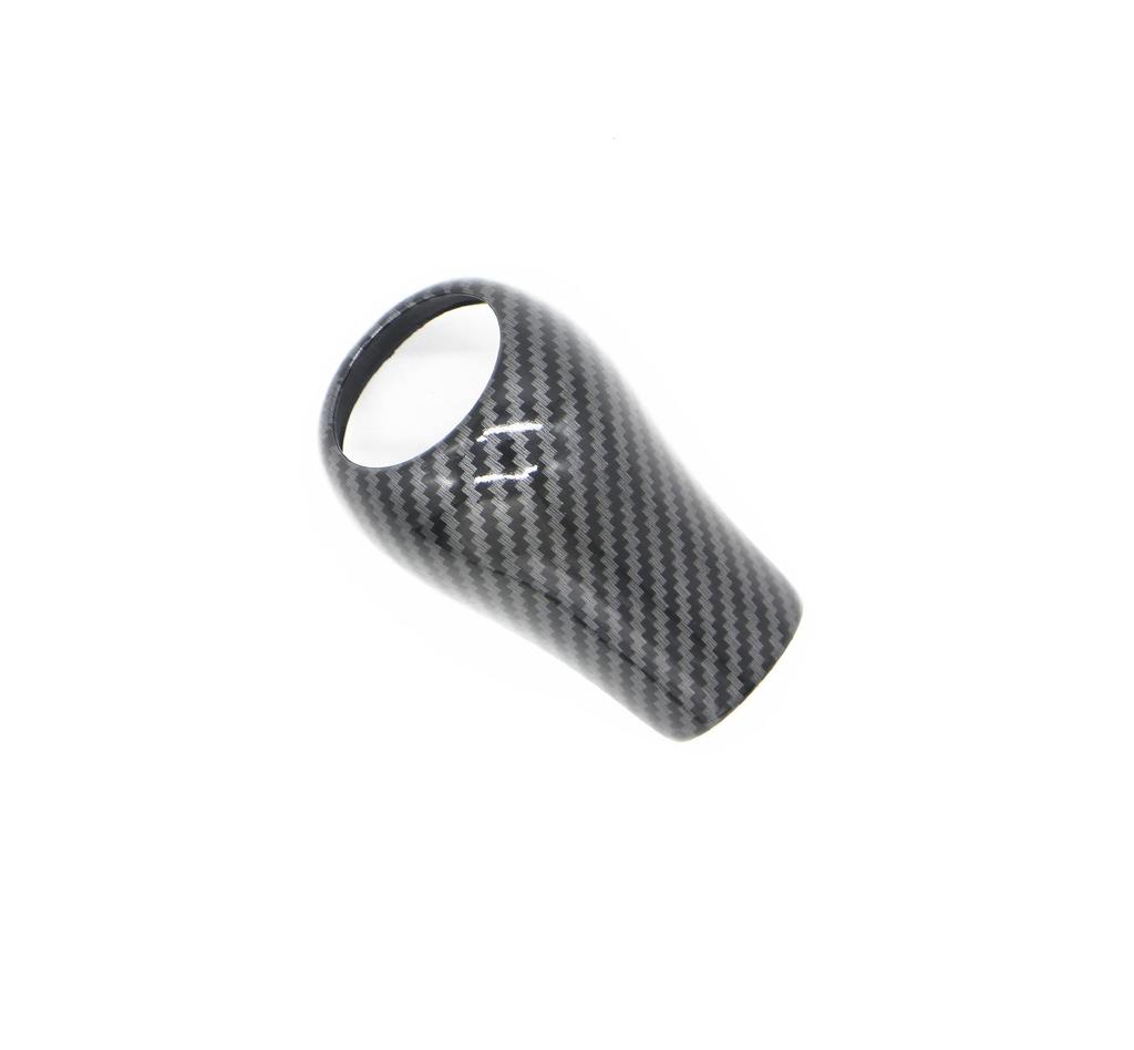 Mercedes-Benz Gear Shift Knob Cover & Boot for A, C, E, GLK-Class - Carbon Fiber Pattern Interior Sticker