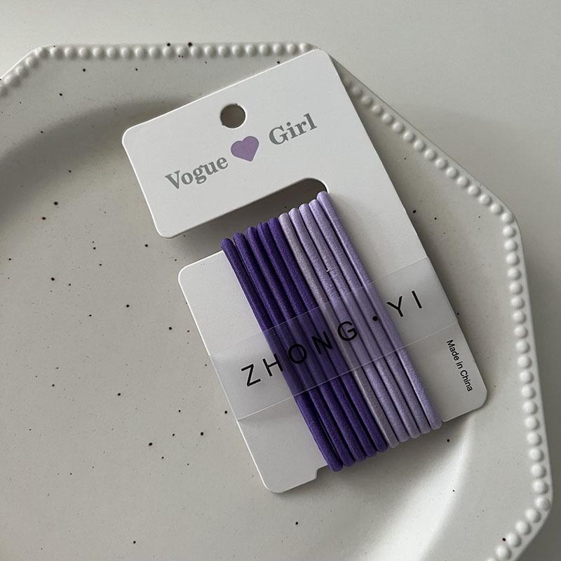 High Elastic Japanese Hair Ties for Women - Adult Style Seamless Ponytail Holders