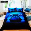 Gaming Bedding Set Game Bed Cover 135 For Adults Boys Soft Microfiber Modern Gamepad Duvet Cover Decorative With Pillowcase