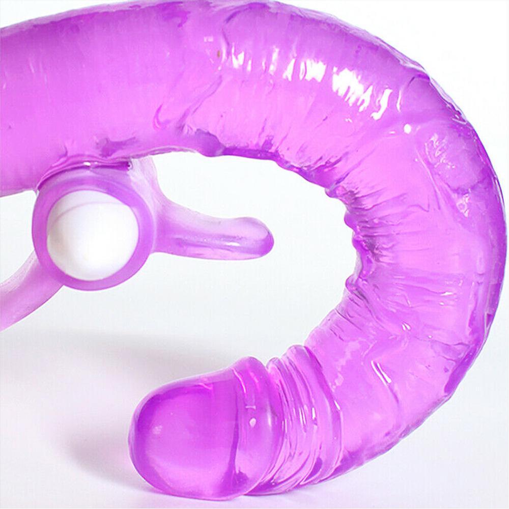 Double Head Dildo Female Massager Sex Toys for Couple Anal Butt Plug Dildo Massage Adult Sex Product Vagina Toys