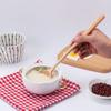 Japanese-Style Tableware Mixing Natural Solid Wood Tea Spoons Wooden Spoon Long Handle Soup Scoops