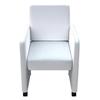 Fauteuil à roulettes blanc (lot de 4) 160185