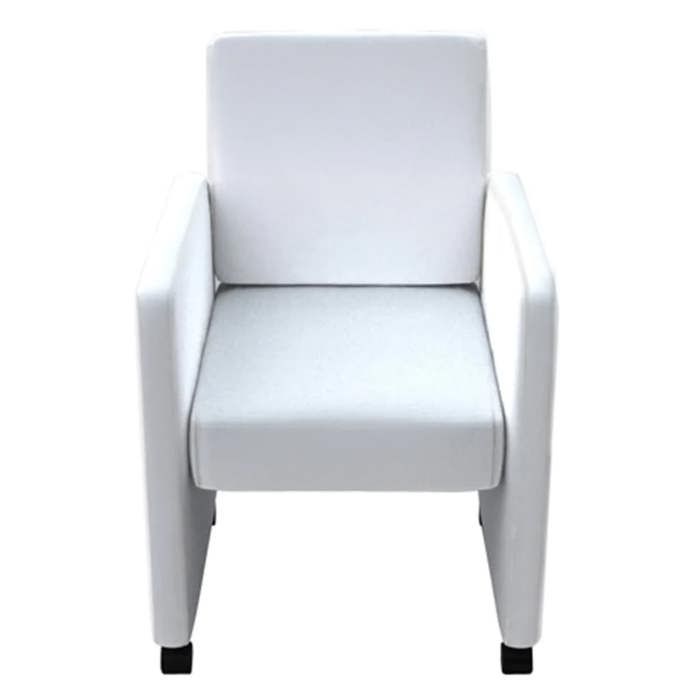 Fauteuil à roulettes blanc (lot de 4) 160185