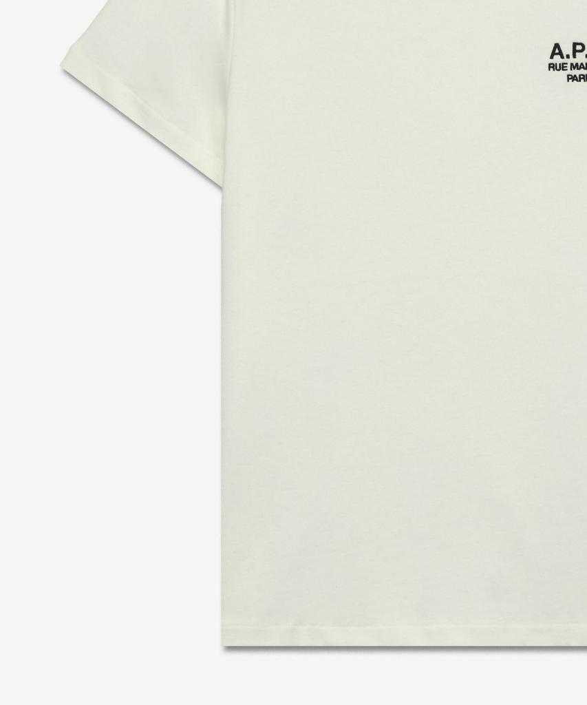 Apesse Lou Madame Regular Fit Short Sleeve T-Shirt - White:Dark Navy / Cohbum26388Tae