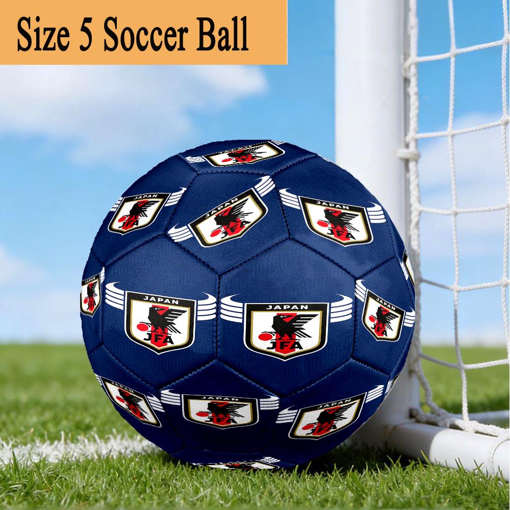 Japan Football Association Emblem Size 5 Soccer Ball,Indoor/Outdoor Suitable for Training Matches Tournaments Practice Games Perfect Gift for Fan