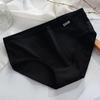 Women's Mid-Waist Milk Silk Panties Soft Breathable Candy Color Minimalist Underwear for Teens