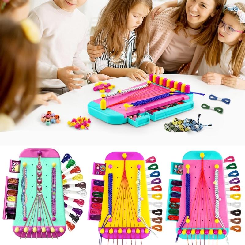 Freundschaftsarmband-Maker-Set Fördert Kreativität und Handfertigkeit für Einzigartige Designs für Kinder und Anfänger