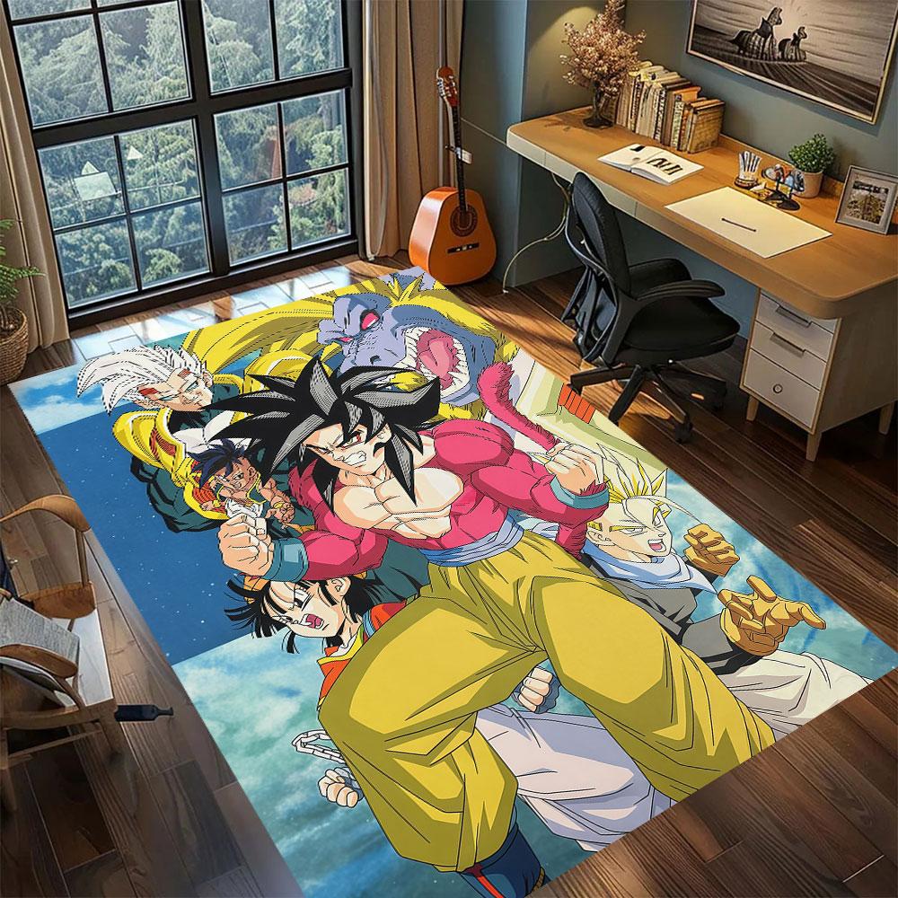DragonBall anime character Carpet for Living Room Bedroom Home Decor Cool Movie Mat Play Floor Mat