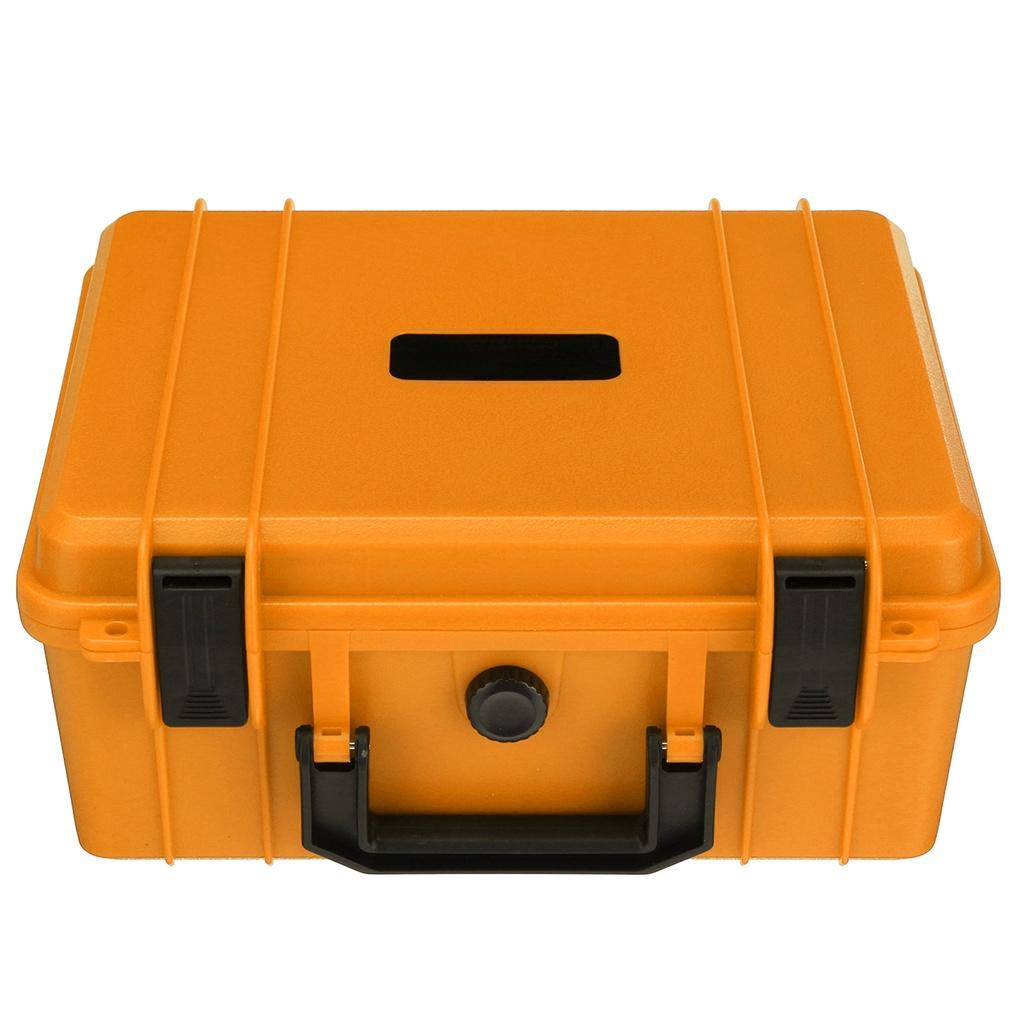 ABS Plastic Storage Toolbox Equipment Tool Case Suitcase with Foam Inside Black/red/yellow/blue Safety Instrument Tool Box