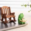 Frosch Schaukelstuhl Niedlich Japanisch Heilend Kleine Dekoration Büro Schreibtisch Dekoration Auto Mittelkonsole Dekoration