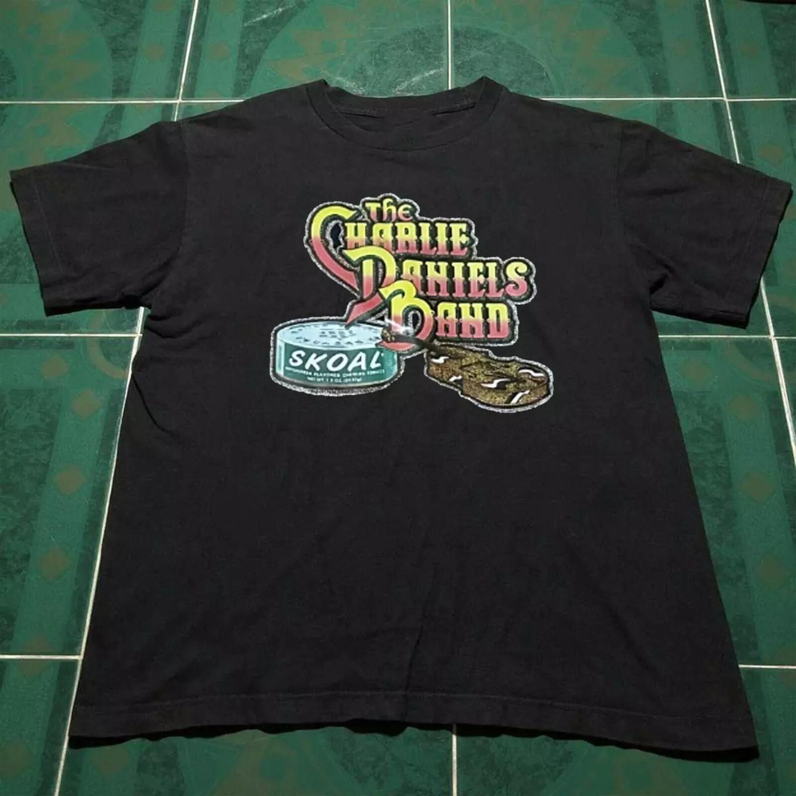 Rare The Charlie Daniels Band Guitar Shirt Cotton Shirt S