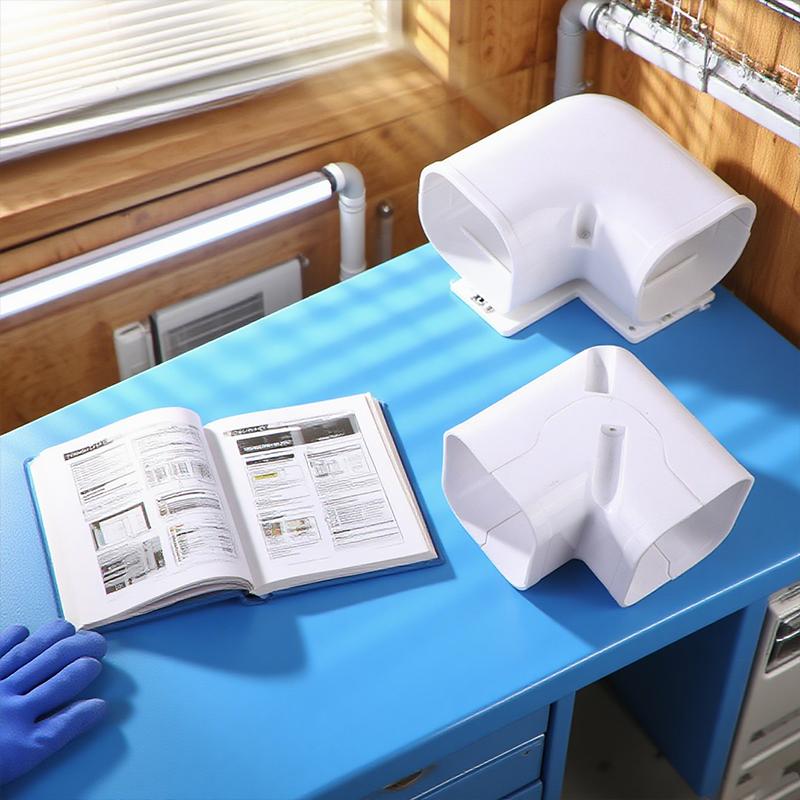 Split & Central A/C Decorative PVC Hose Cover Air-conditioning Decorative Pipe Cover Air-conditioning Protection Pipe Cover