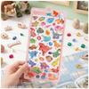 Colorful Dinosaur Cartoon 3D Relief Stickers Cute Stationery for Scrapbooking DIY Journal School Student Gift Decor Supply