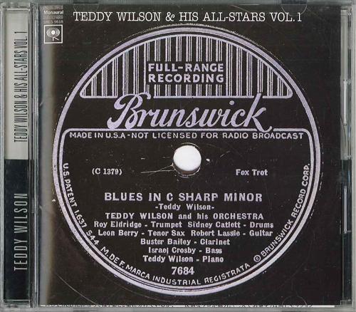 

CD TEDDY WILSON - Teddy Wilson and His All Stars Vol. SRCS9618 SONY Japan Jazz Used