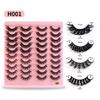 10/20Pairs D Curl Russian Strip Lashes Wholesale Bulk Volume Natural Wispy Fake Eyelashes Makeup Suppliers