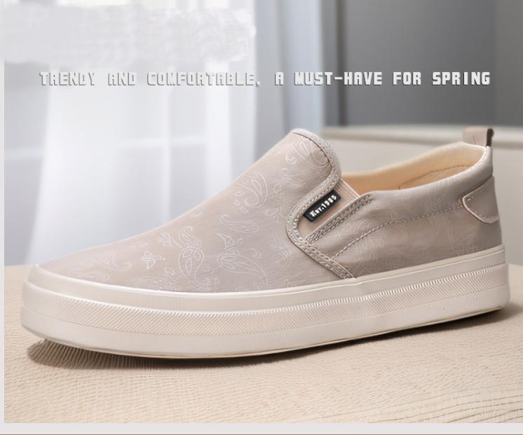 New Spring Men's Canvas Shoes Korean Edition Breathable Casual Shoes Loafers Autumn Board Shoes Sneakers Men Zapatos Casuales