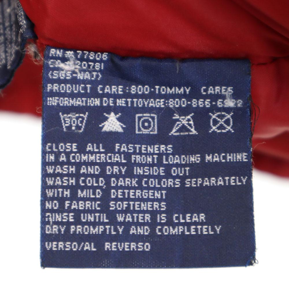 TOMMY HILFIGER 90s Old Flag Tag Down jacket S Reddish Men's Used