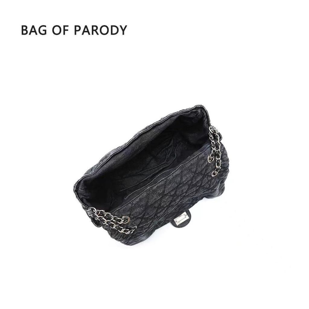 Casual Washed Denim Large Hobo Shoulder Bag for Women, 2025 Collection