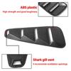 1 Pair Quarter Side Window Louvers Scoop Cover Vent for Air Inlet Tuyere Ventilation Valve For Ford/Mustang 2005-2014