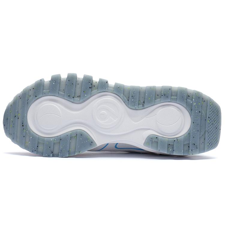 New LiNing Cushioned Slip Resistant Abrasion Resistant Low Top Casual Running Shoes Men's White Sand Gray AGCR445-1