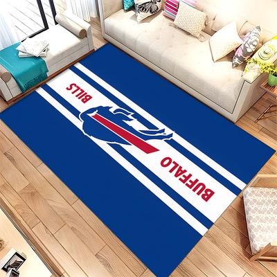 Buffalo Bills (1) Teppich Geeignet Für Wohnzimmer Schlafzimmer Computerräume Essbereiche Und Platzierung Unter Tischen Und Stühlen Auch Eine Ideale Wahl Für Of