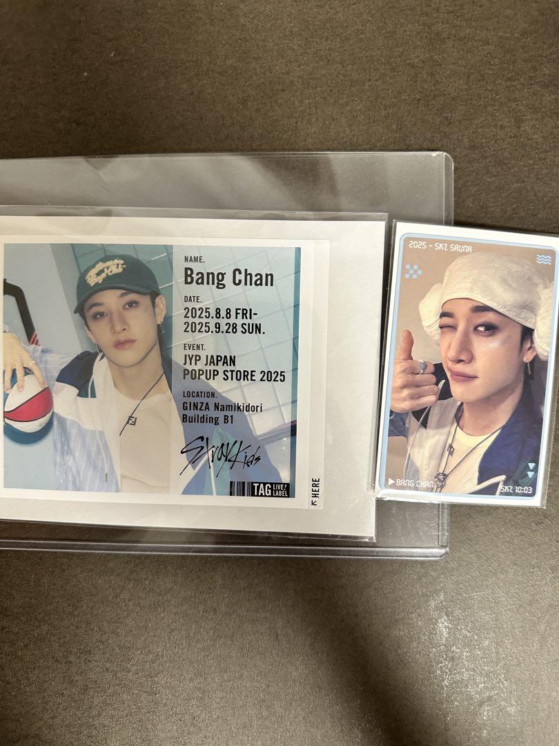 

[USED] StrayKids Pop-Up Label Can Trading Card Bang Chan