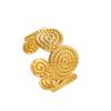 Anello in Acciaio Inossidabile Dorato a Spirale di Moda Molto Venduto