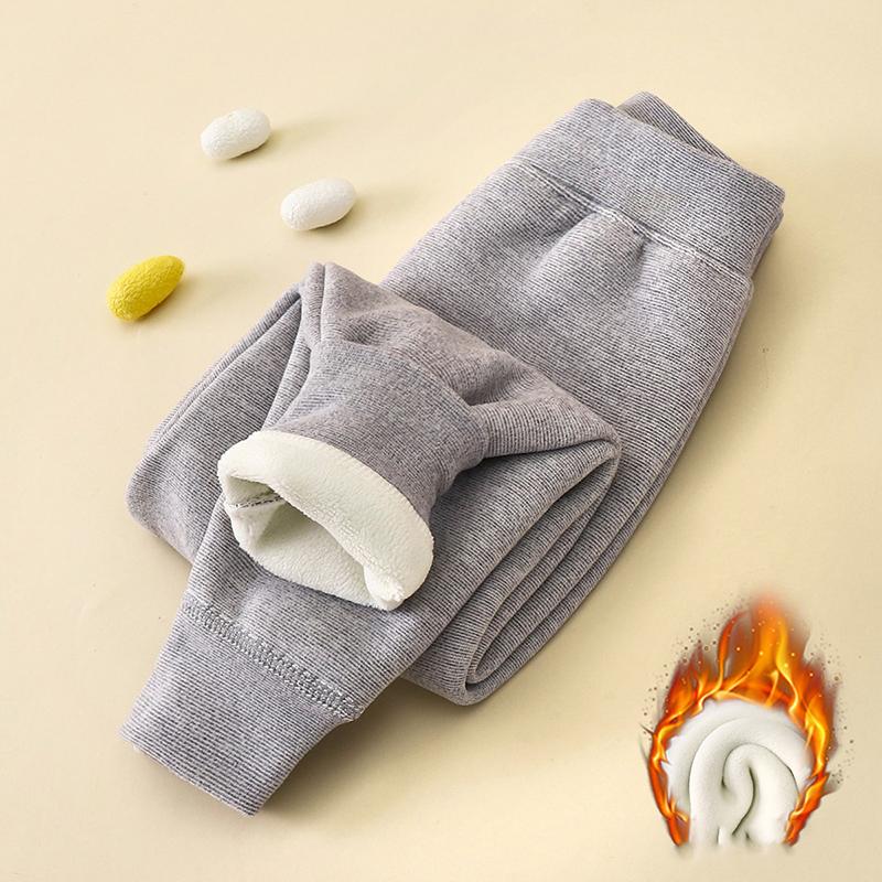 Children's Boys Trousers Pants Winter Thickened Baby Long Pants Girls Leggings Kids Pants