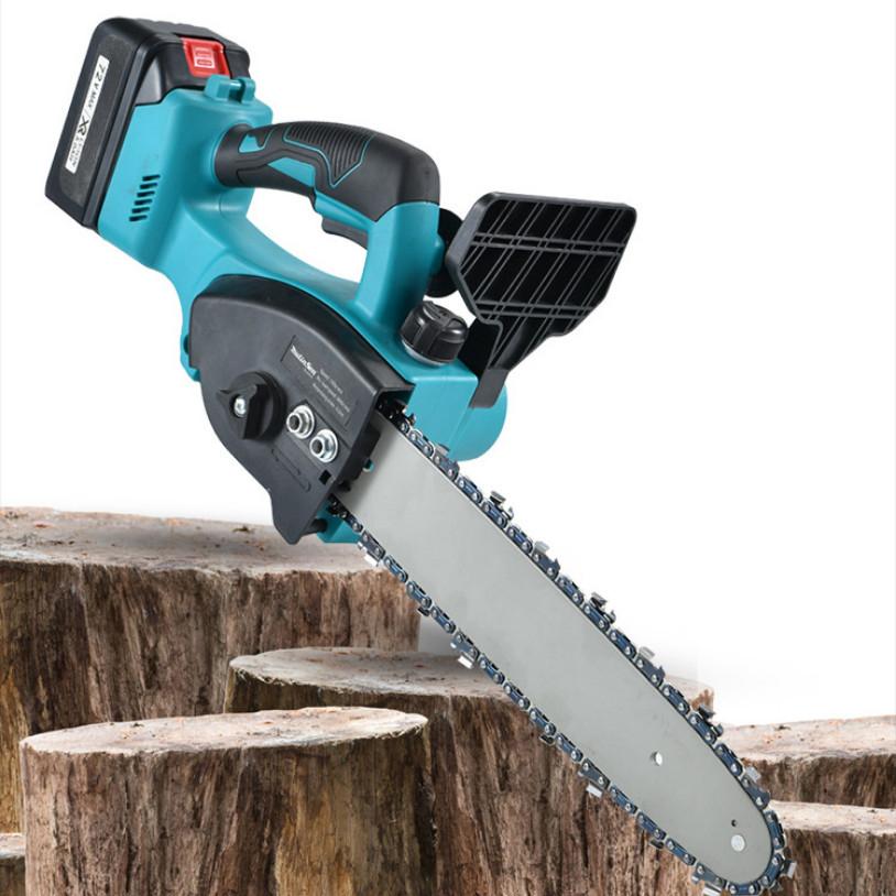 

12 дюймов 1300 об/мин Ручная электрическая цепная пила Бесщеточная аккумуляторная литиевая электрическая пила Бытовой инструмент для обрезки деревьев