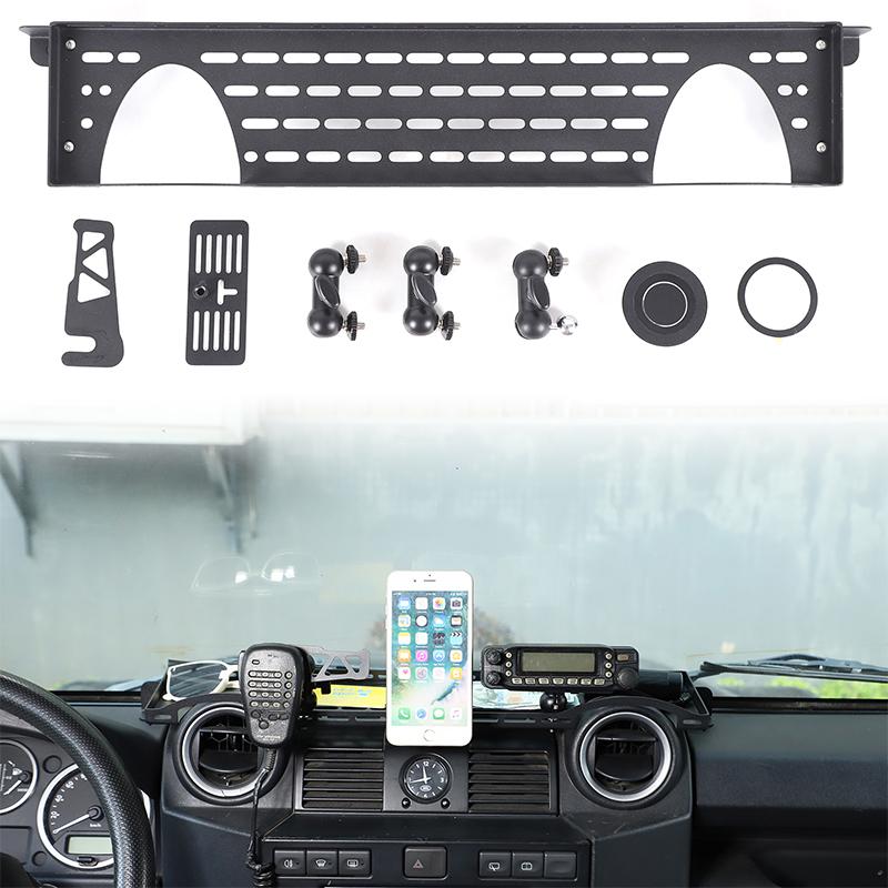 For Land Rover Defender 90 110 2004-2018 Car Center Console Phone Holder Sports Camera Bracket Radio Intercom Stand Storage Tray