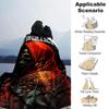 1pc Dragon guitarThemed Blanket Soft Flannel All Season Cozy Throw with Bold Graphic Print, Travel, or Holiday Gift for Family & Friends