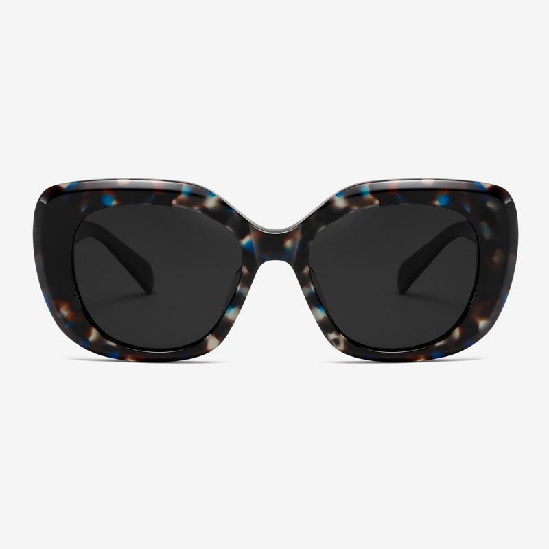 

Retro European-American Large Frame Women s UV Protection Acetate Sunglasses