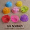 Stampi in Silicone Cuore Stella Rettangolo Rosa Muffin e Torta - 7CM