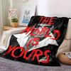 1pc Scarface-Inspired Flannel Blanket - Soft Cozy All-Season Throw for Bedroom, Sofa, Camping, Travel - Perfect Gift for Movie FansB06
