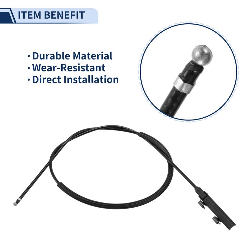 UXCELL Hood Latch Release Cable for VolkswagenGolf/GTI 2004-2009 No.1K1823535A