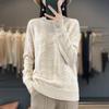 2025 Spring Autumn Women's Stylish Hollow Crochet Knit Sweater Top