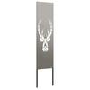 Garden Privacy Screen Animal Pattern Rust Look 32 X 140 Cm