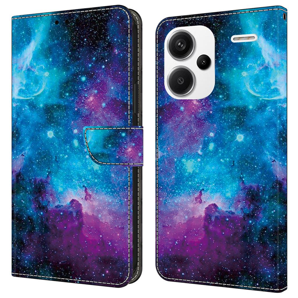 For Xiaomi Redmi Note 13 Pro+ 5G Leather Phone Case Pattern Printed Wallet Cover