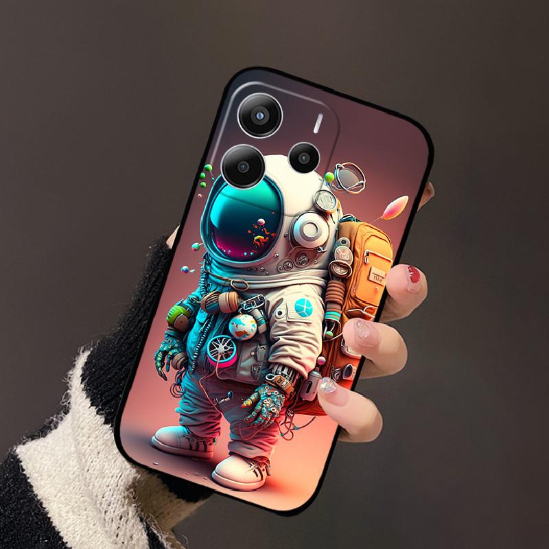 Case For Redmi Note 14 4G 5G Phone Cover Shockproof Silicone Soft TPU Bumper Fundas For Xiaomi Redmi Note 14 Color Painted Coque
