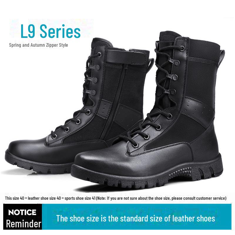 

Мужские сверхлегкие тактические боевые ботинки Jihua 3515 — обувь для тренировок и обеспечения безопасности на открытом воздухе с высоким верхом 46