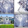 Winter Forest Polyester Photography Backdrop Snow Natural Scenery Landscape Path Background Wonderland Baby Shower Decorations