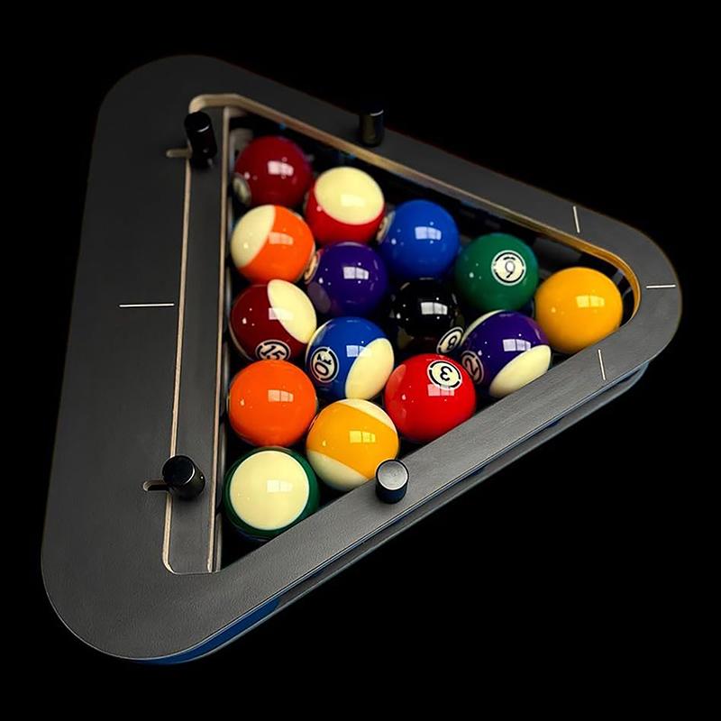 Nuevo Triángulo Profesional Ajustable para 8 y 9 Bolas de Billar Para Juego de Torneo Accesorios de Billar de Alta Resistencia 1 Ud.