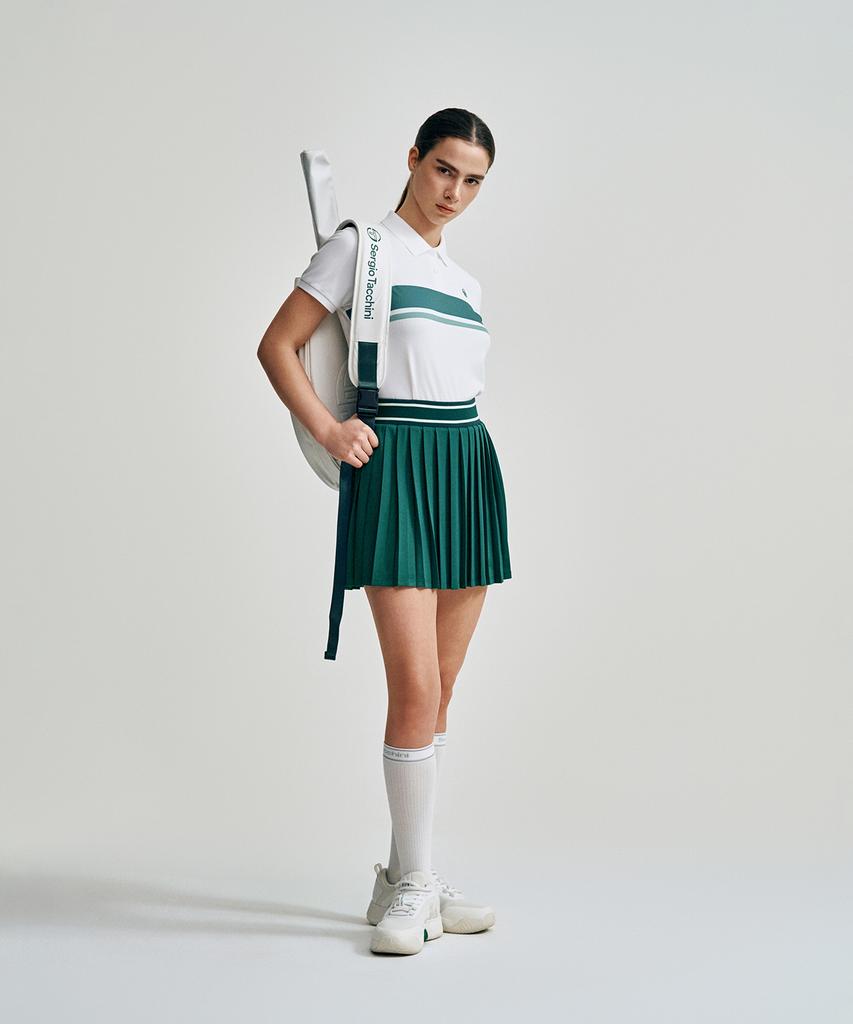 SERGIO TACCHINI W Tacchini Flying Wideband Skirt (D.Green)